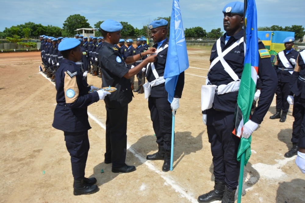 The United Nations decorated 240 Rwandan Police peacekeepers serving in its mission in South Sudan with the ‘UN Service Medal of Honor’ 