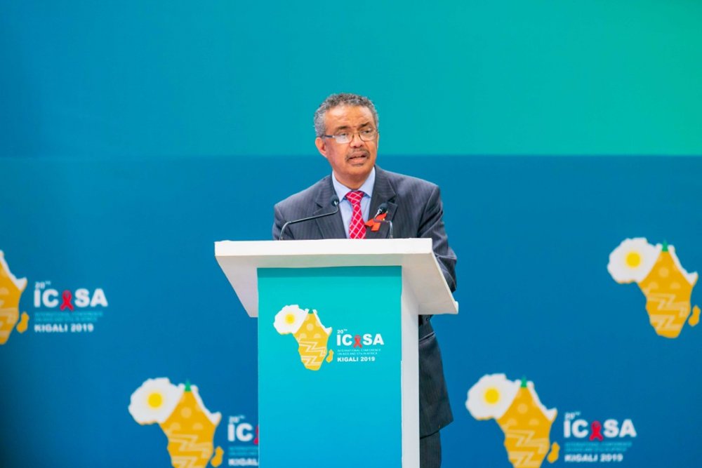 Ghebreyesus applauded Rwanda for its exemplary interventions towards fighting HIV/AIDS epidemic.