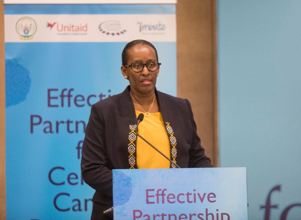 Mrs. Jeannette Kagame said that cervical cancer is a problem that Africa needs to address,