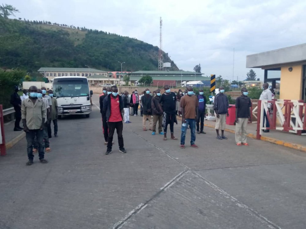 A total of 79 Rwandans that have been arbitrarily arrested in Uganda have been released and arrived in the country on Monday