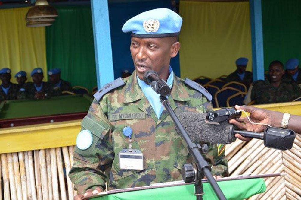 Lt Col Niyomugabo has been promoted to the rank of Colonel.  