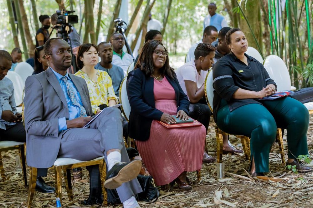 Some participants of the press conference to unveil the roadmap of activities aligning with Kwita Izina ceremony.  