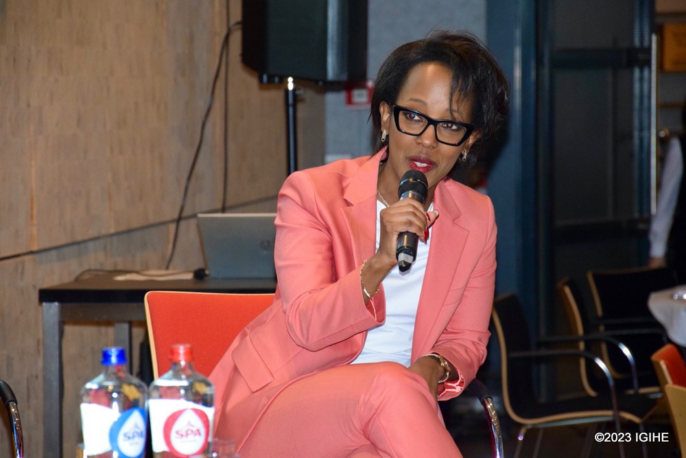 Coco Rulinda commended Rwanda's efforts in women empowerment. 