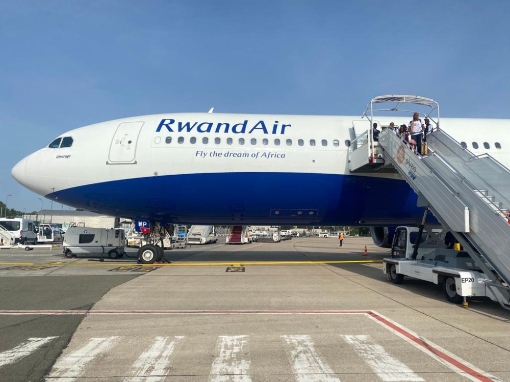 The Airbus A330-300 has safely landed in Paris.