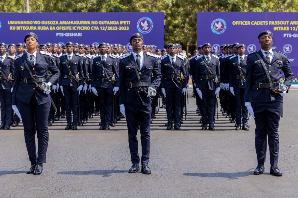 Newly commissioned officers have been congratulated for their resilience and hard work throughout the course.