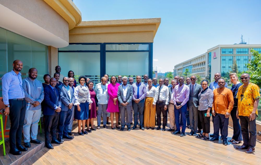Representatives from the Civil Society platform, APSP, NGOs and government officials positing for a group photo after the consultative meeting. 