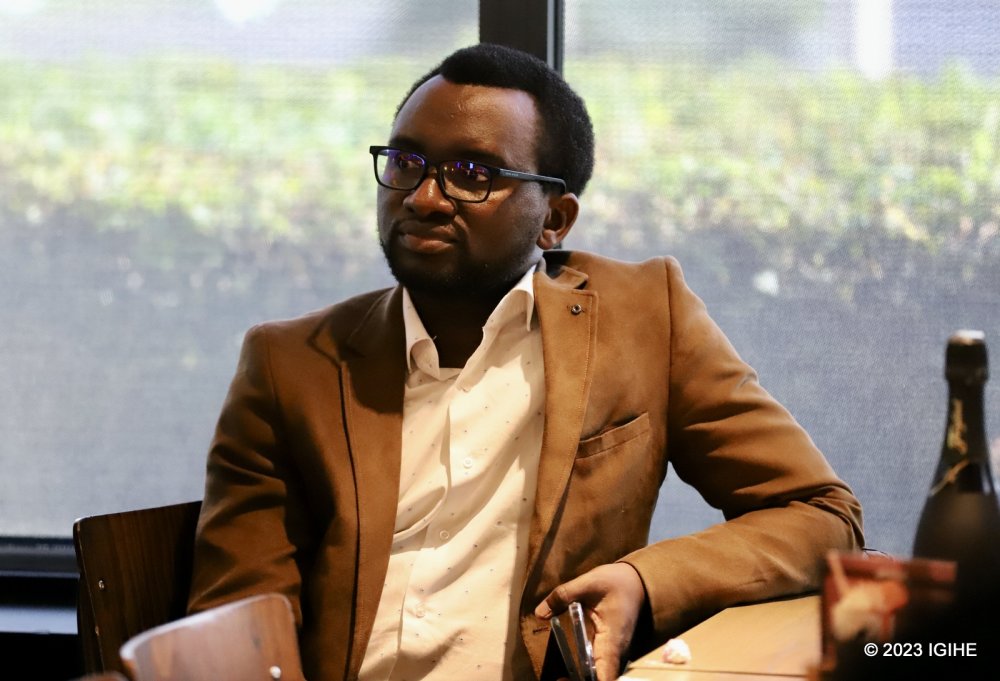 Rwandan living in Poland, Muganga was among participants of the event.   