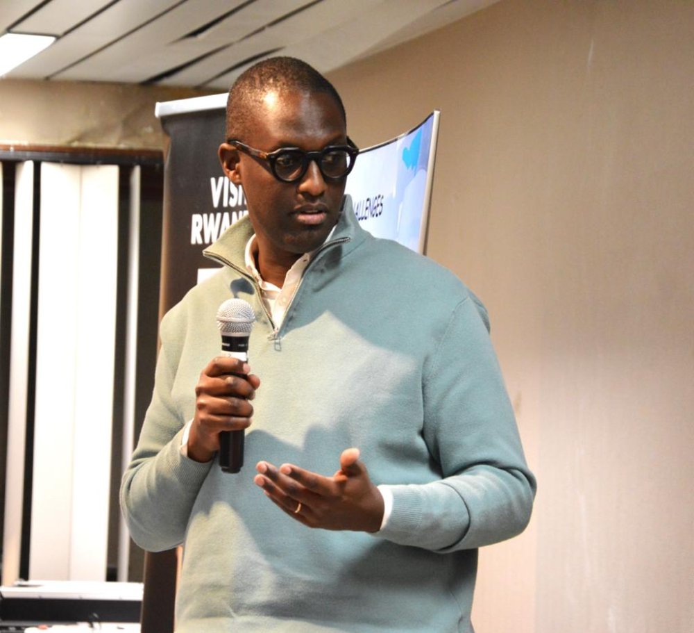 Reginald Kayitana, teh President of Rwandan Diaspora in Luxembourg.