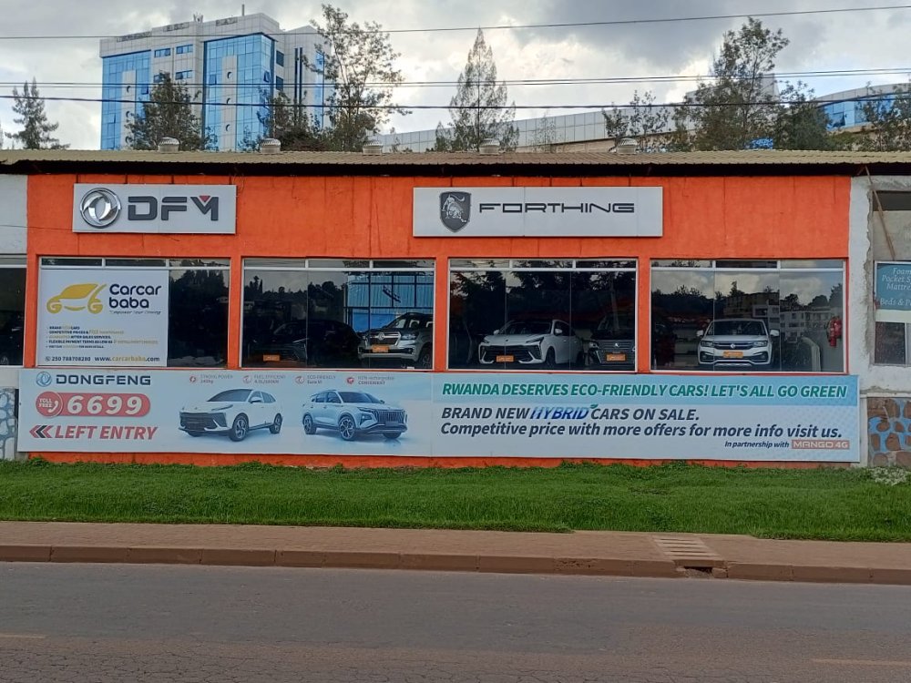 Carcarbaba, acting as a dealer of Dongfeng Motor in Rwanda, introduced various brands to the local market.