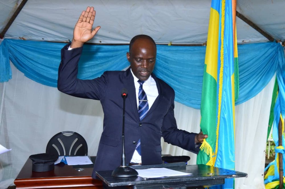 Mupenzi Narcisse is the new mayor of Nyamasheke District.