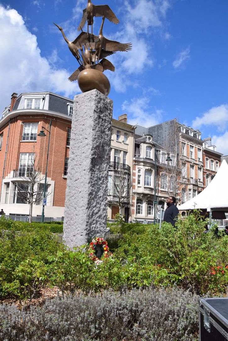 A memorial site in Belgium, honoring the victims of the 1994 Genocide against the Tutsi.