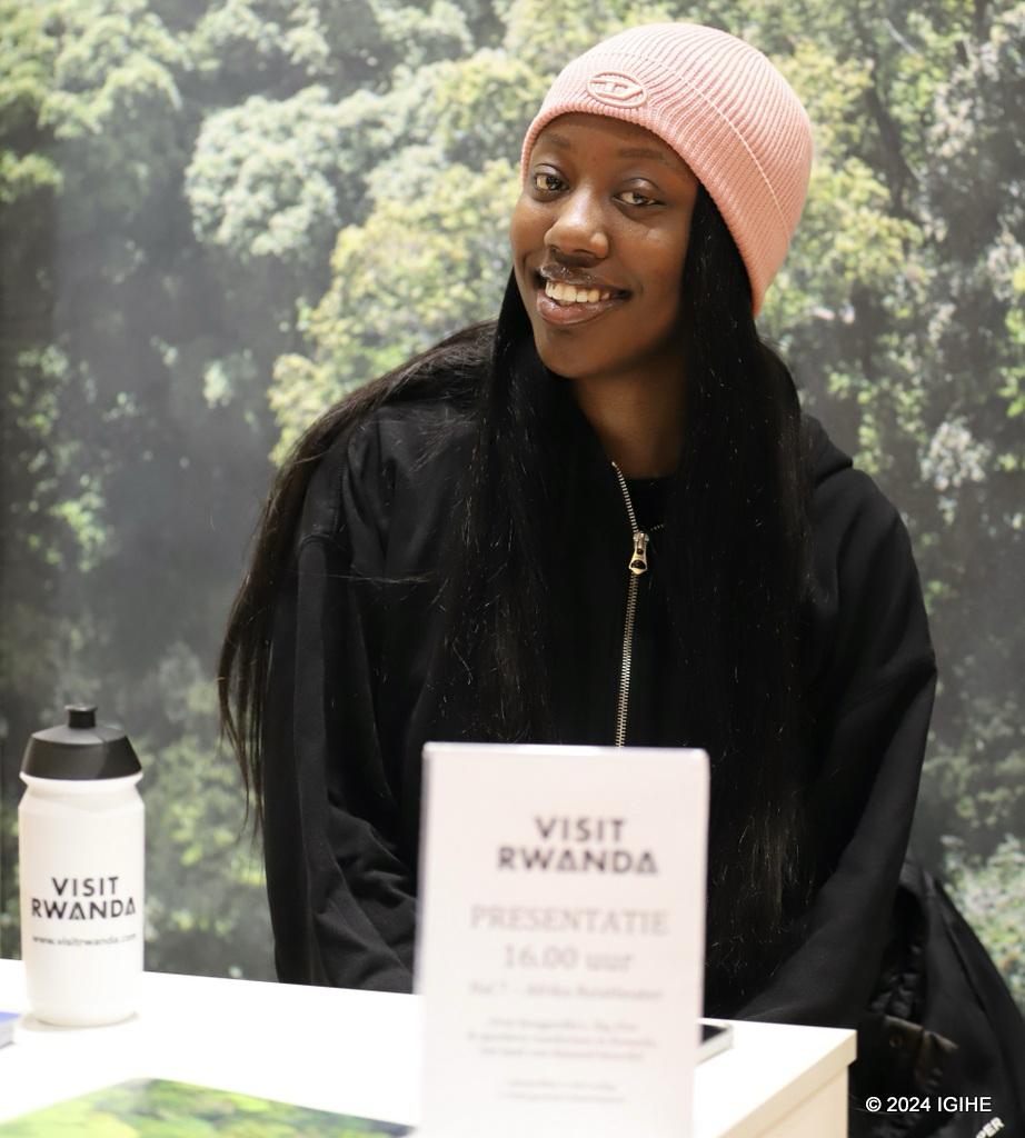Noella Byusa is a student who attended Vakantiebeurs Tourism Fair.