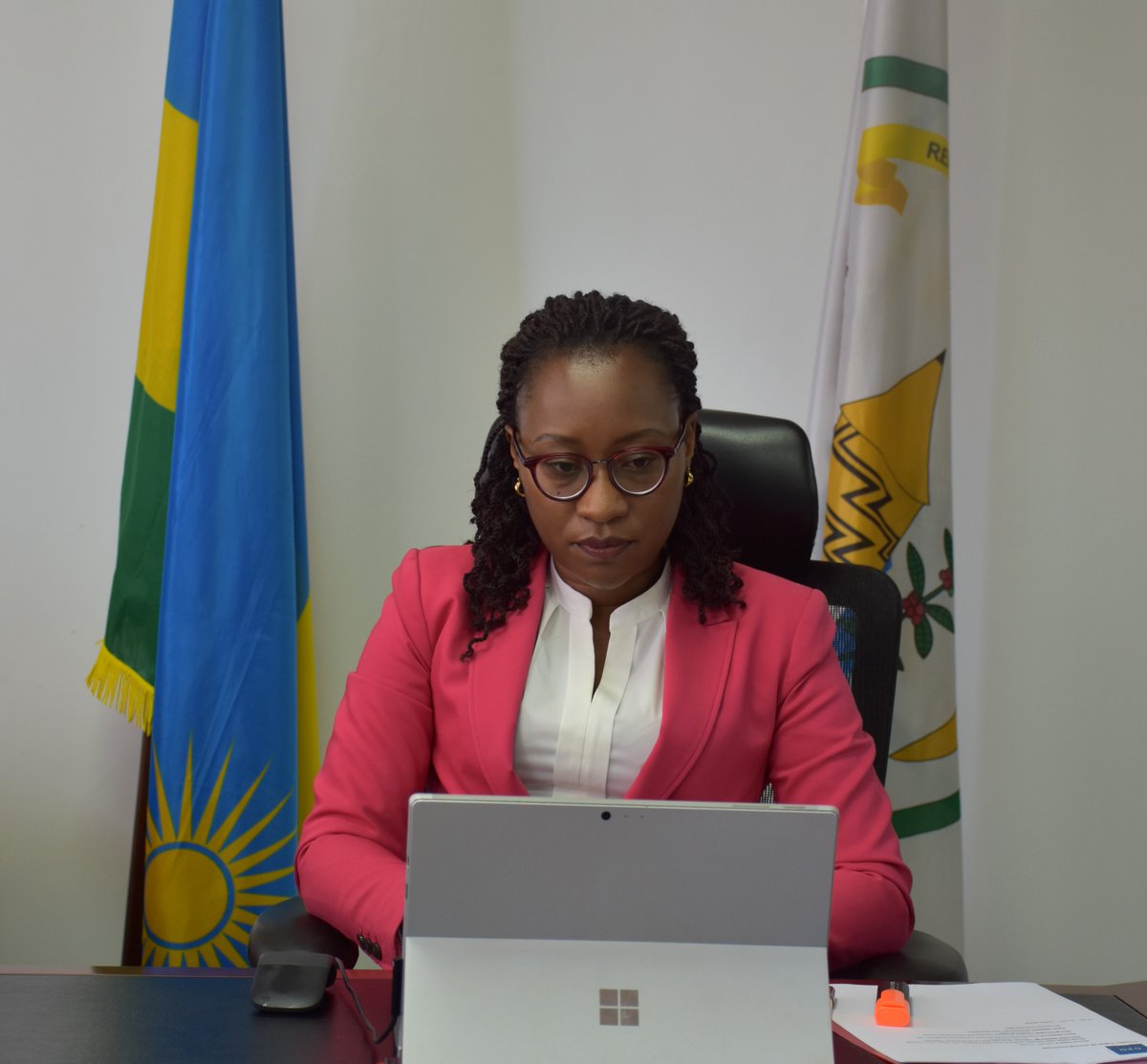Minister for Public Service and Labour ( MIFOTRA), Jeannette Bayisenge.