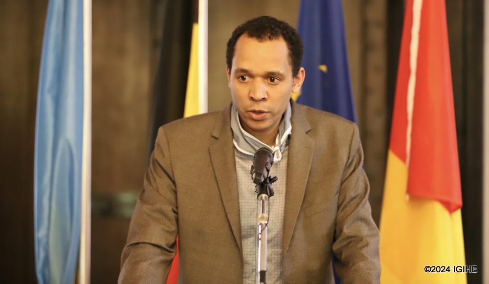 Vincent Hitabatuma represented Marie -Colline, the Secretary of State for Gender Equality.
