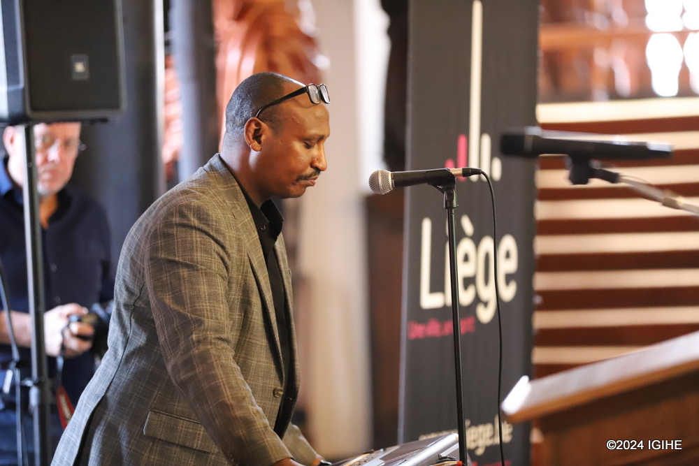 Innocent Mugwaneza performed at the event