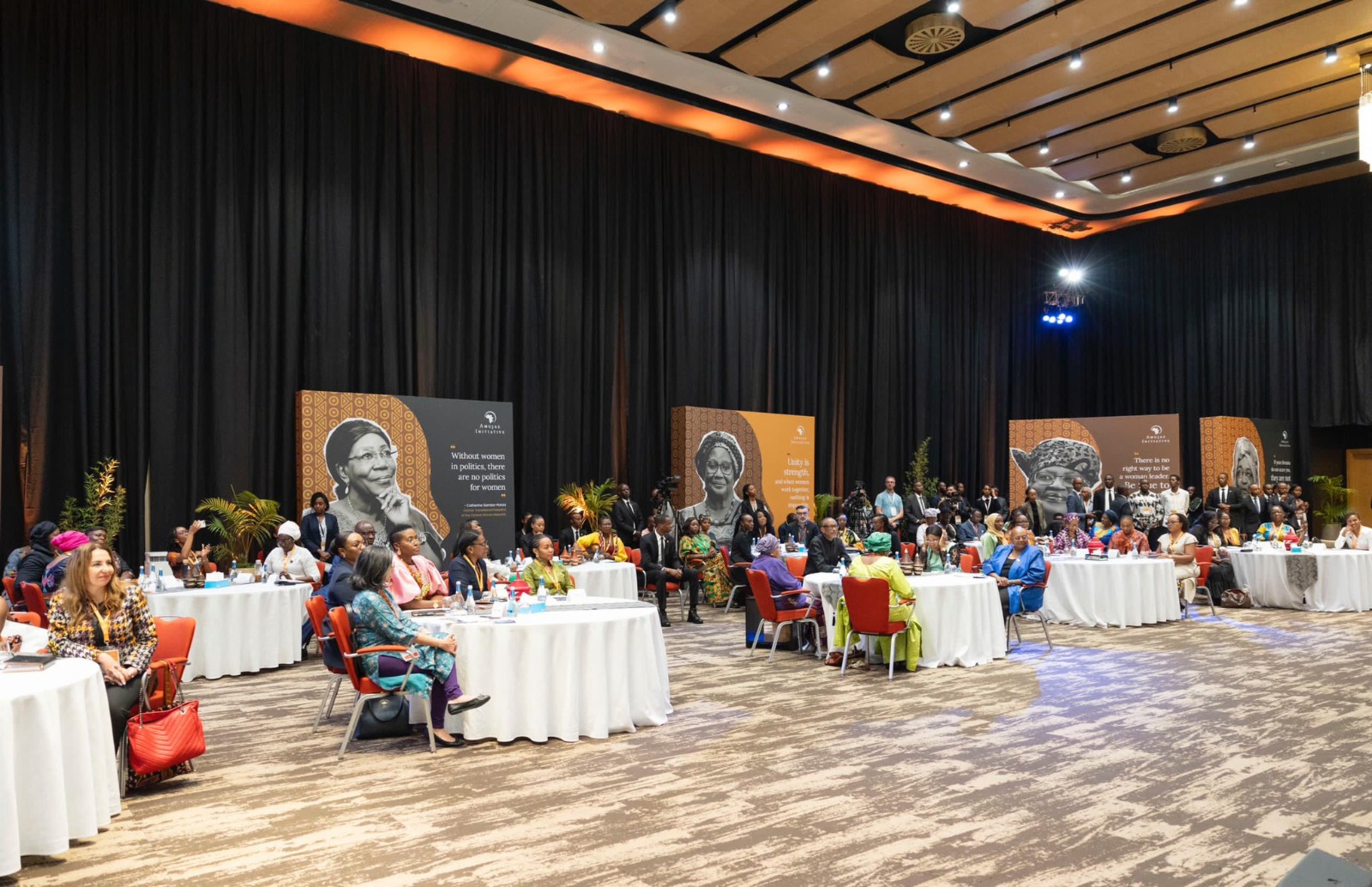 Delegates attentively follow proceedings at the first Amujae High-Level Leadership Forum.