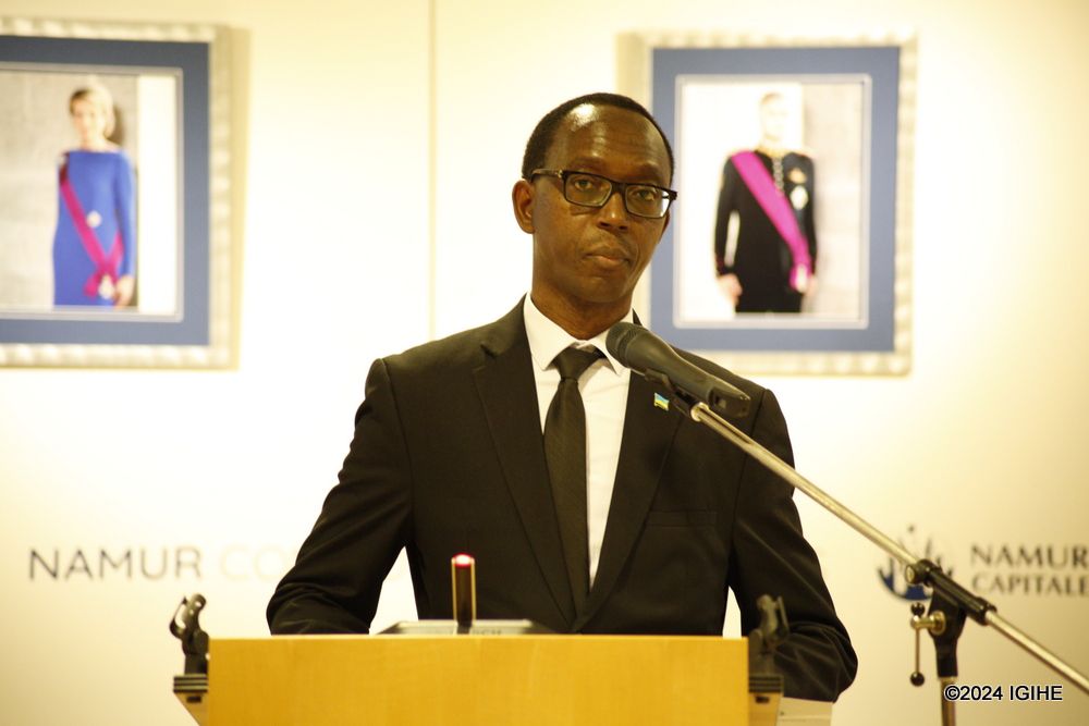 i André Bucyana, the Chargé d’Affaires a.i. of the Rwandan Embassy in Belgium