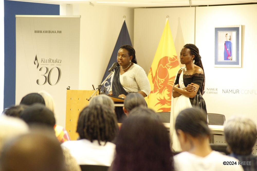Genocide survivor, Rwayitare Providence shared testimonies.