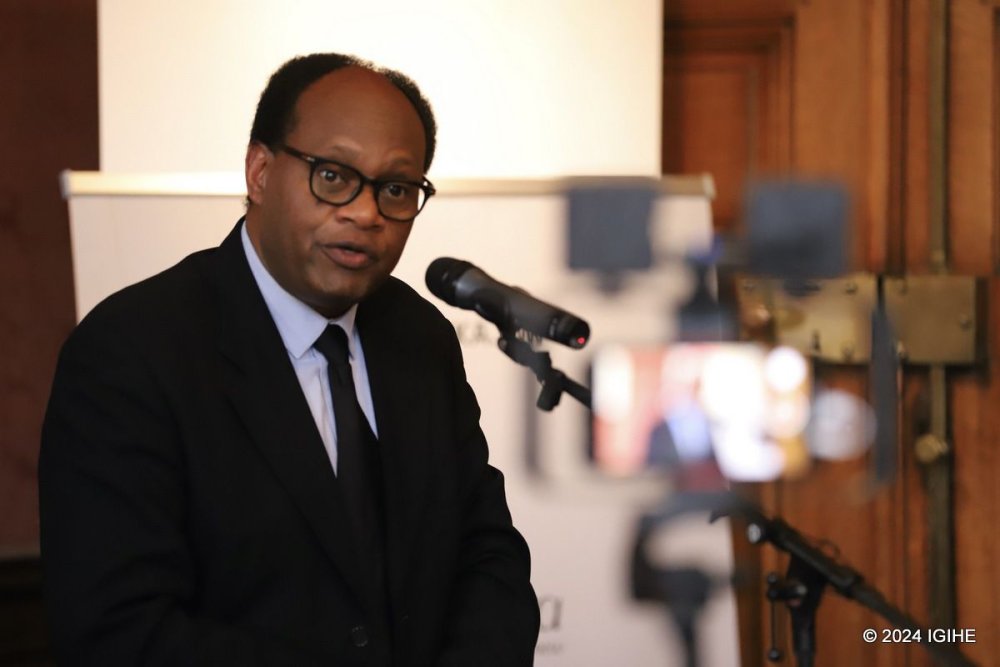 Ernest Sagaga, President of IBUKA in Belgium.