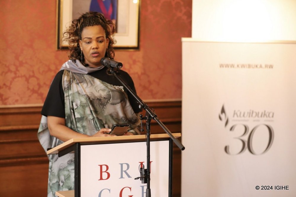 Yvette Umutangana, one of the organizers of the 30th commemoration of the Genocide against the Tutsi in Rwanda.