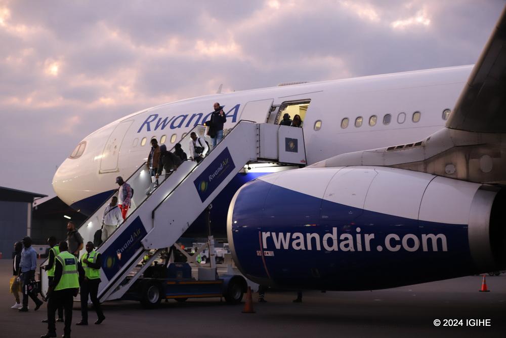 Arrival at Kigali International Airport