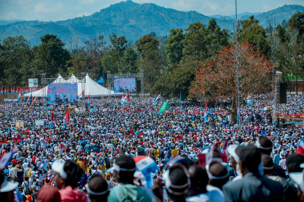 A huge ecstatic crowd turned up for the RPF Inkotanyi campaigns which entered day two on Sunday, June 23, 2024.