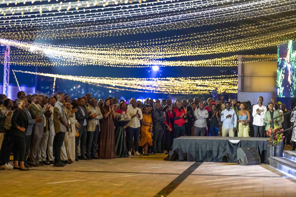 The event, held at Kigali Convention Centre, was attended by various people, including RPF-Inkotanyi members, artists who supported the campaign, entrepreneurs, and other leaders.