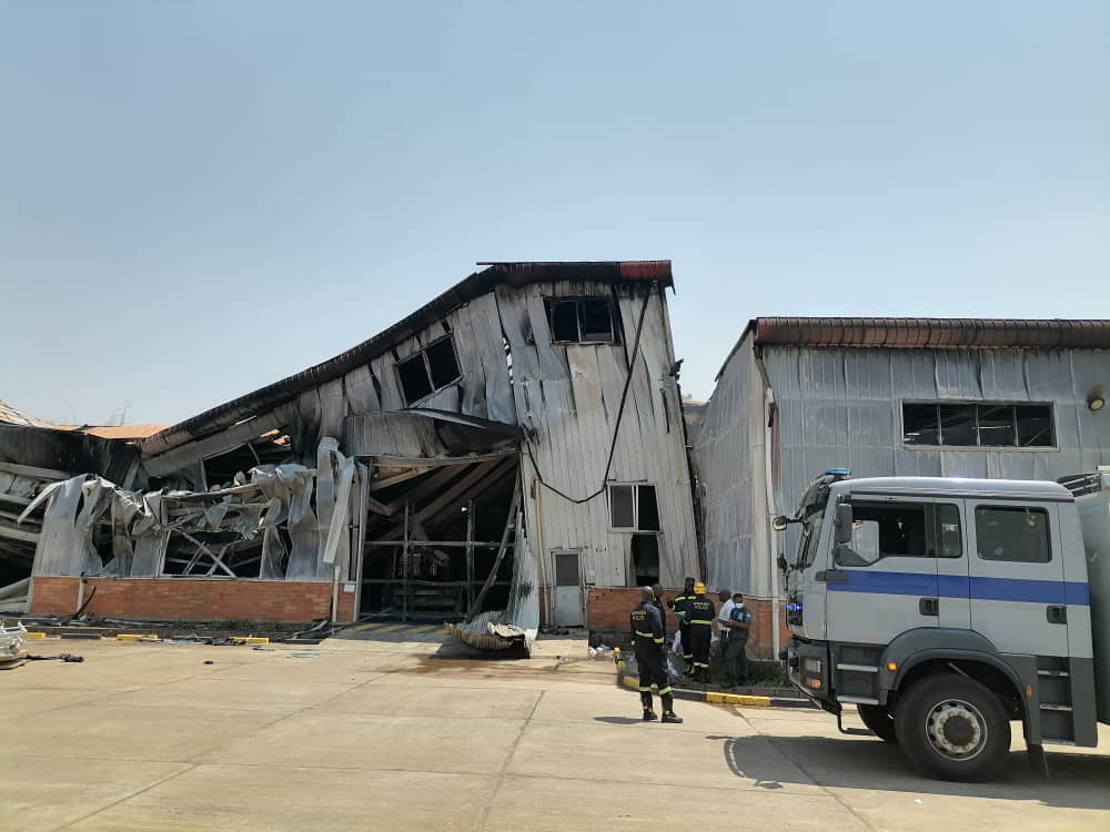 All the equipment used in daily operations, including garments, cotton, and other materials, were destroyed in the blaze.