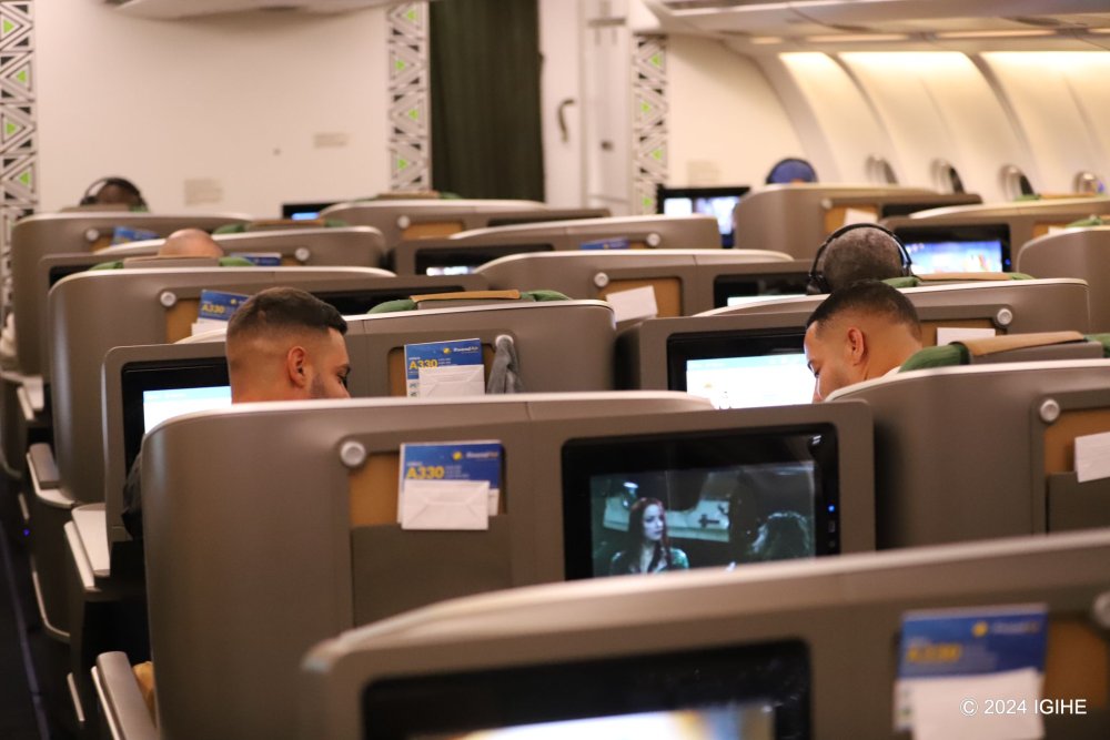 This is the 'Business Class' section for passengers.