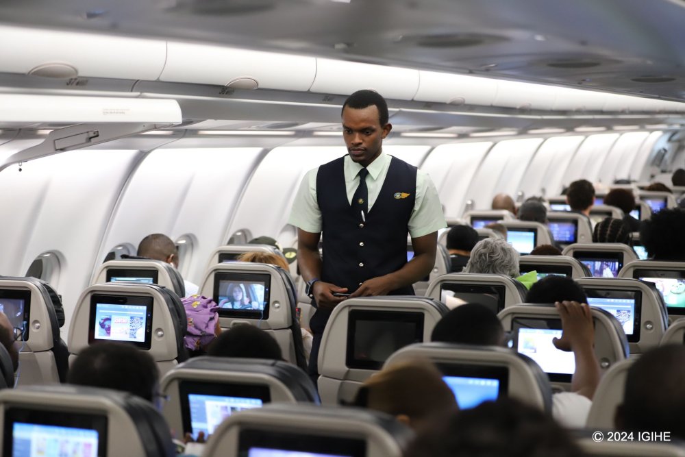 RwandAir staff provide exceptional care to passengers throughout the journey.