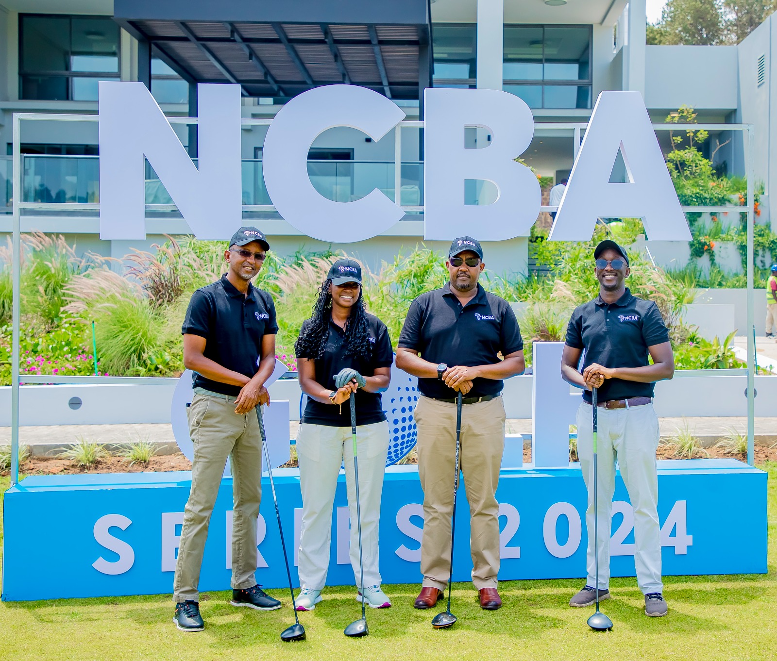 The NCBA Rwanda golf series was launched by NCBA officials and members of the Kigali Golf Club.