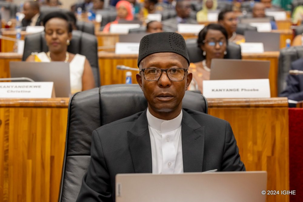 Sheikh Musa Fazil Harerimana was elected as Deputy Speaker in charge of Administration and Finance.