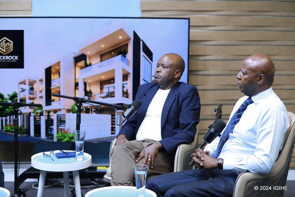 Manzi Aloys (right) and Mugabo Ignatius have shared an insight into 'Blackrock' project. 