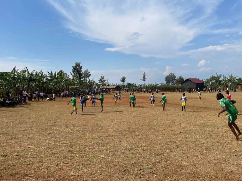 Games such as Ndi Umunyarwanda, Kwibuka, and Kubaka Amahoro were played, highlighting how sports can foster resilience and peacebuilding within communities.