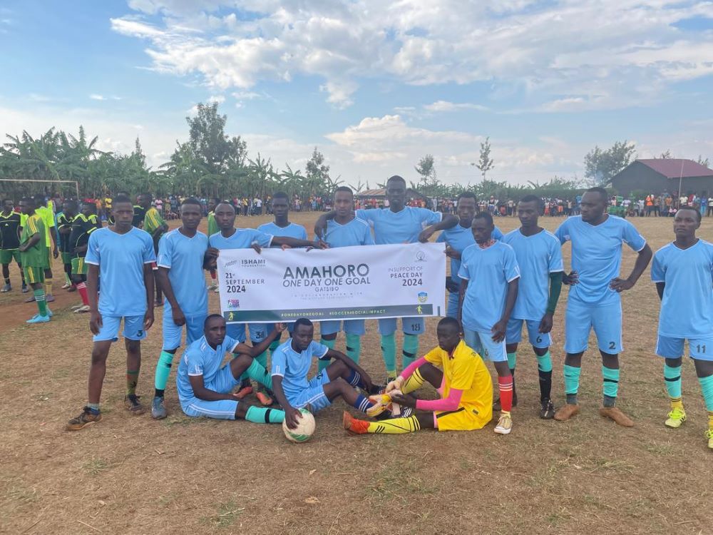 The week-long football program in Murambi Sector, Gatsibo District brought together people of all ages and backgrounds, using sport as a medium to foster community spirit and peace.