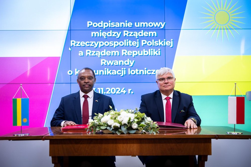 The ceremony took place in Warsaw. 