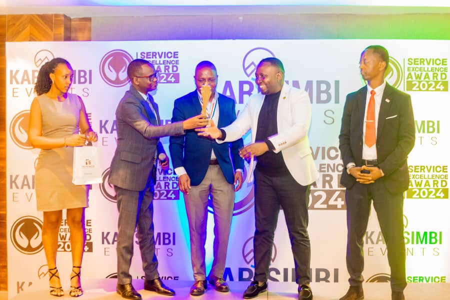 Dr. Habumugisha represented the company at the award ceremony.