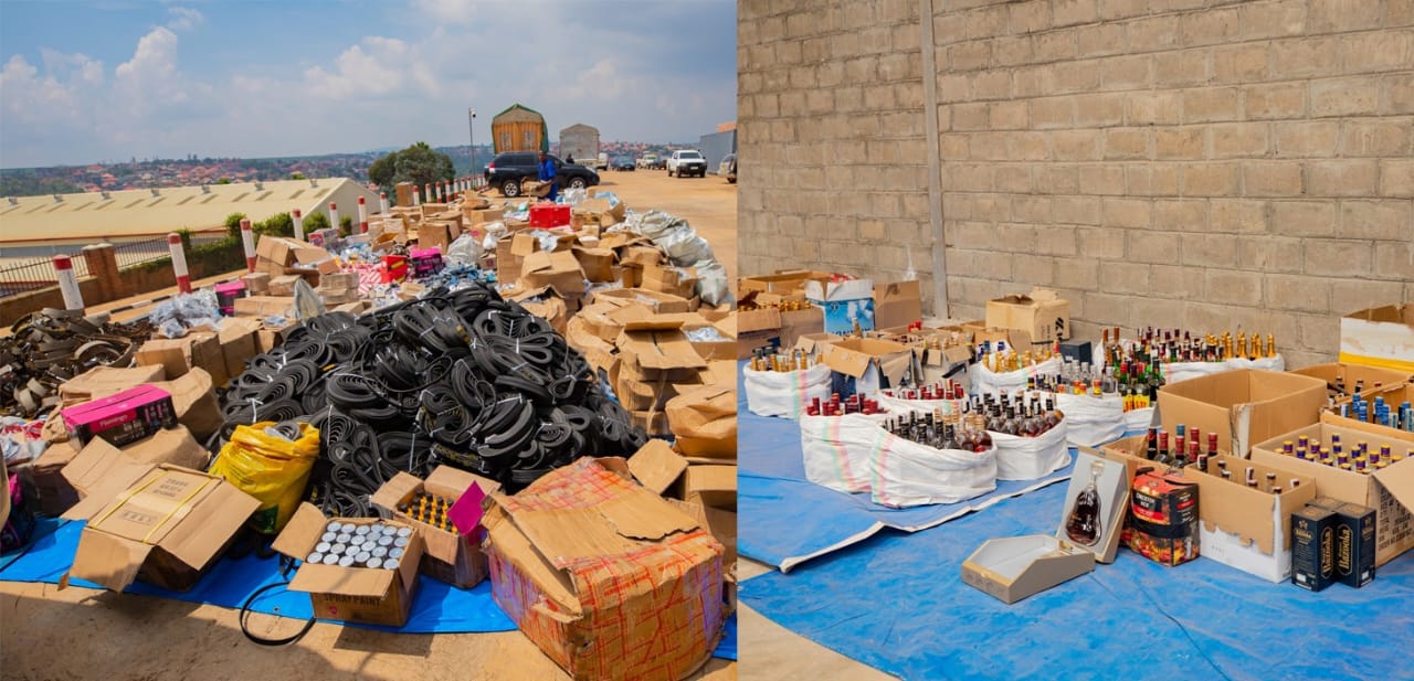 The trailer was stopped shortly after take-off from the border after information emerged that it had other goods covered under charcoal bags.