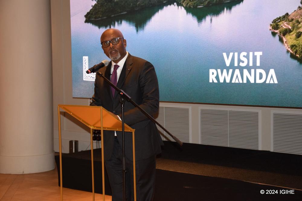 Rwanda's Ambassador to France, François Nkulikiyimfura thanked the attendees and tourism representatives for their participation.