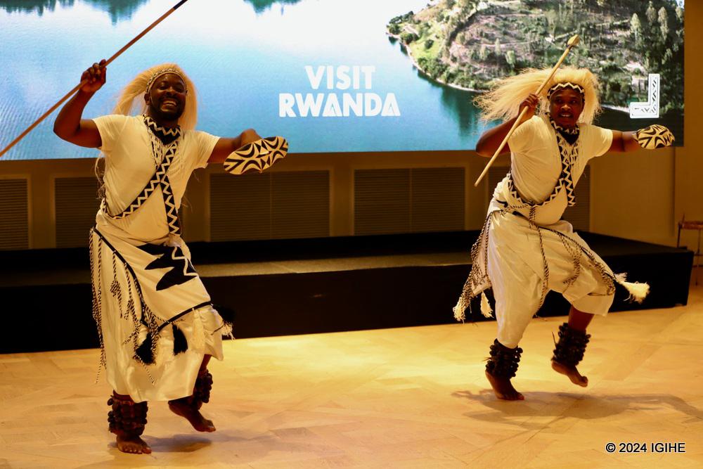 The event was graced by Rwandan traditional performances.