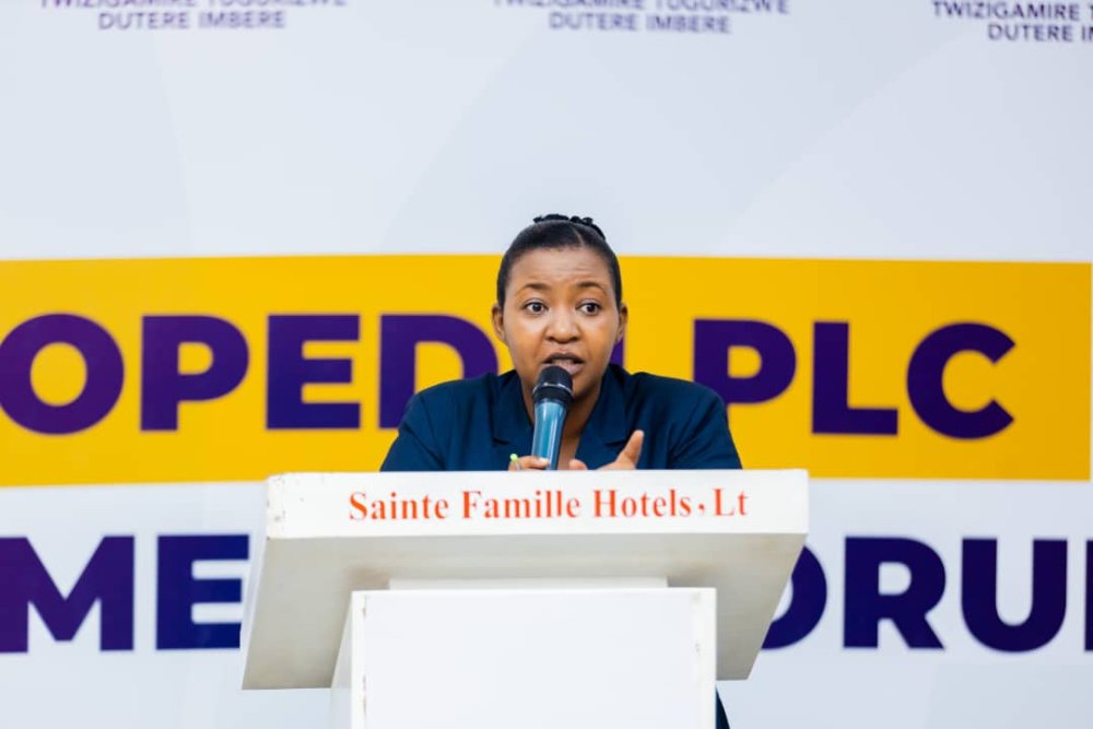 The Head of Business Development at Copedu PLC, Uwingabire Solange, encouraged other women to approach the institution to receive loans that will help uplift them.
