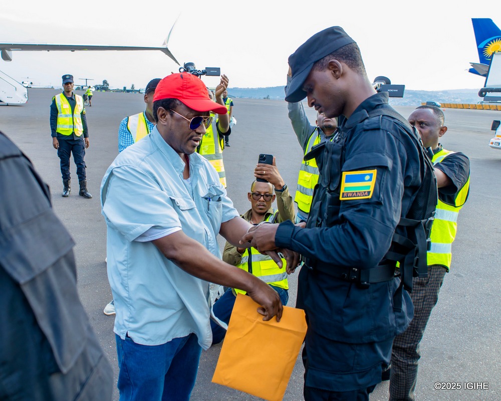 Mbonyunkiza was transferred into the custody of Rwandan authorities on Tuesday.