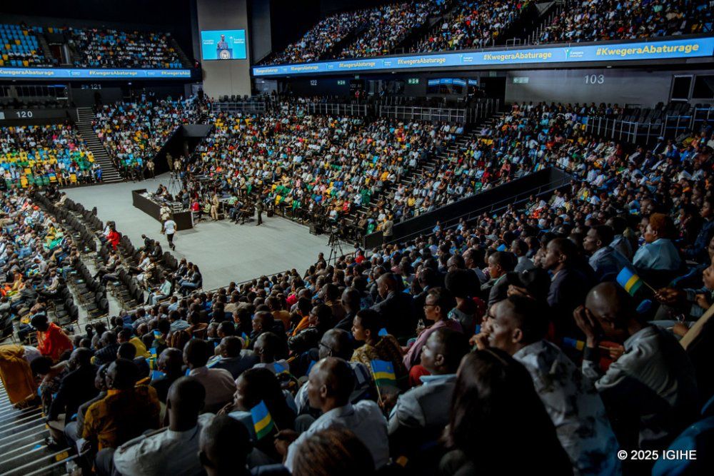 More than 8,000 Rwandans attended the President's citizen outreach program at the BK Arena.