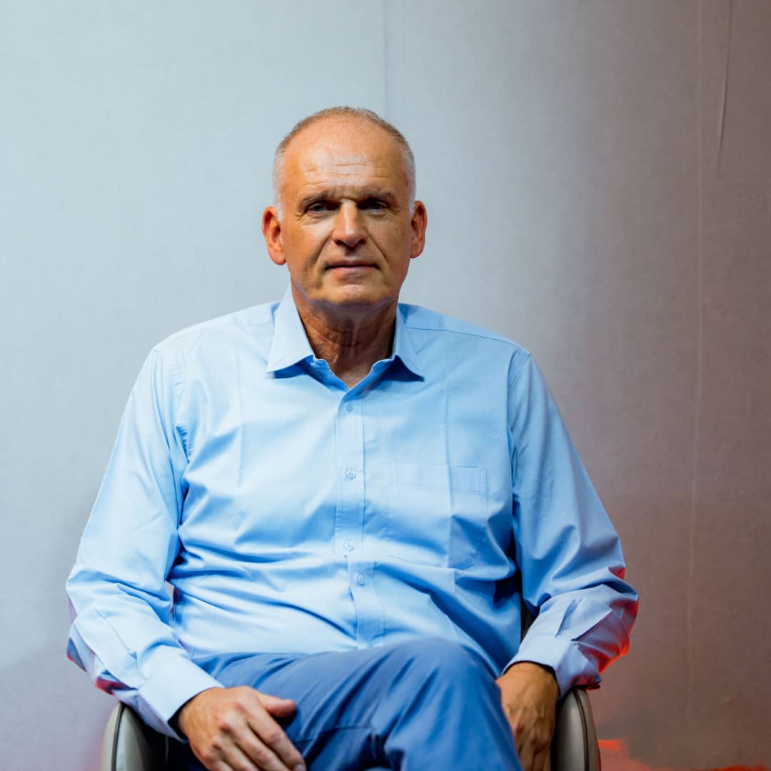 Belgian medical doctor and former senator Dr Alain Destexhe during a recent interview with IGIHE.