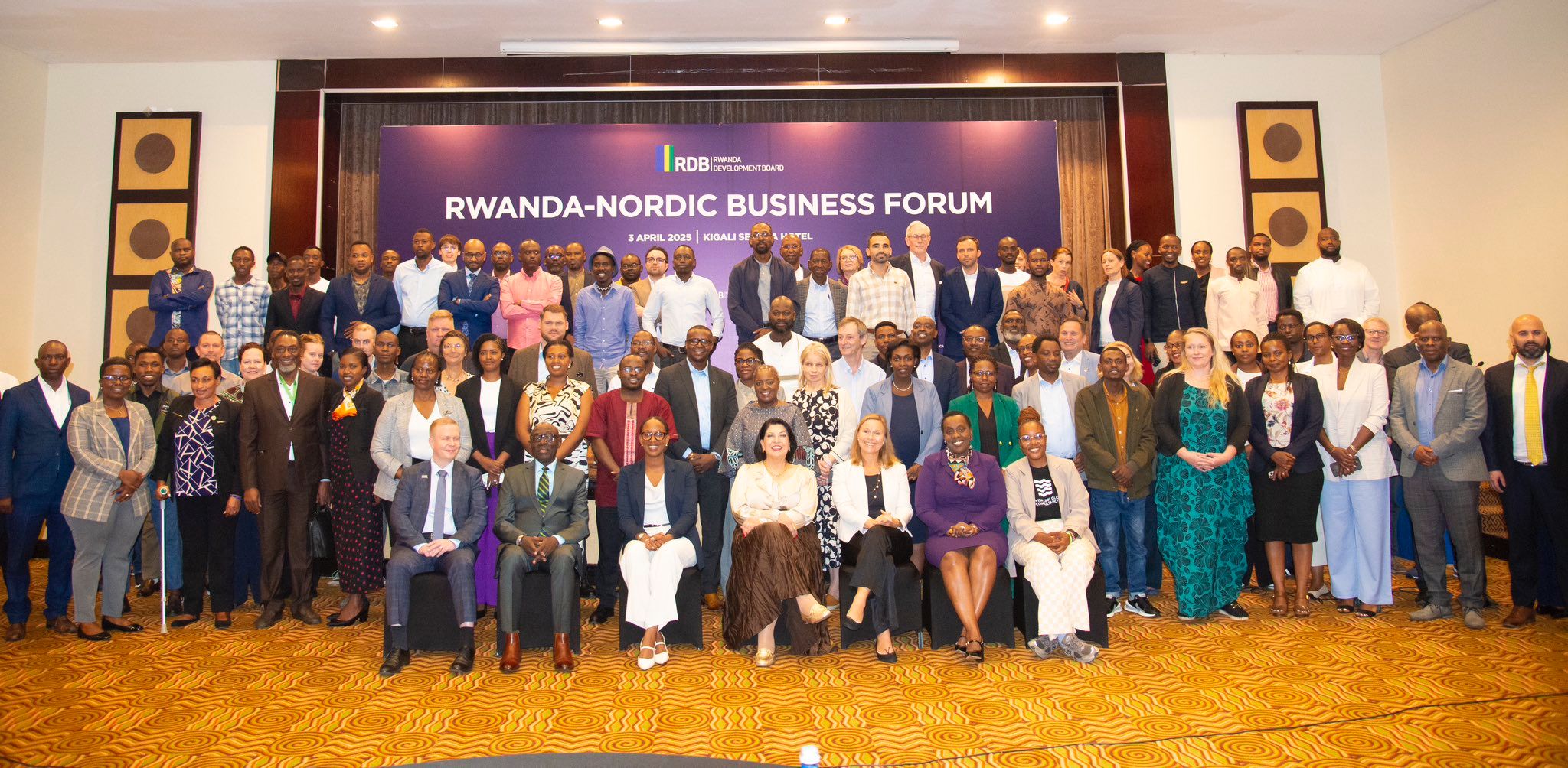 The agreements were formalized during a two-day Rwanda–Nordic Business Forum, held in Kigali from April 3 to 4, 2025.