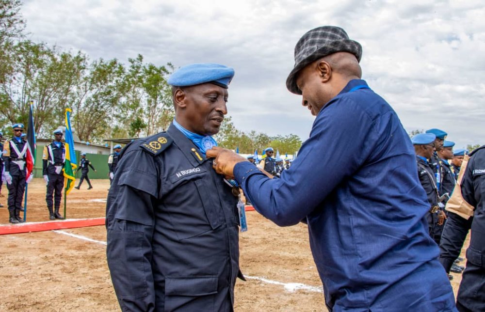 The medal pinning ceremony was presided over by Paul Adejoh Ebikwo, Officer In Charge (OIC) Head of Field Office, Malakal.