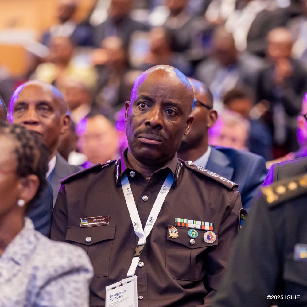 The Commissioner General of RCS, Evariste Murenzi, attended the International Security Conference on Africa.