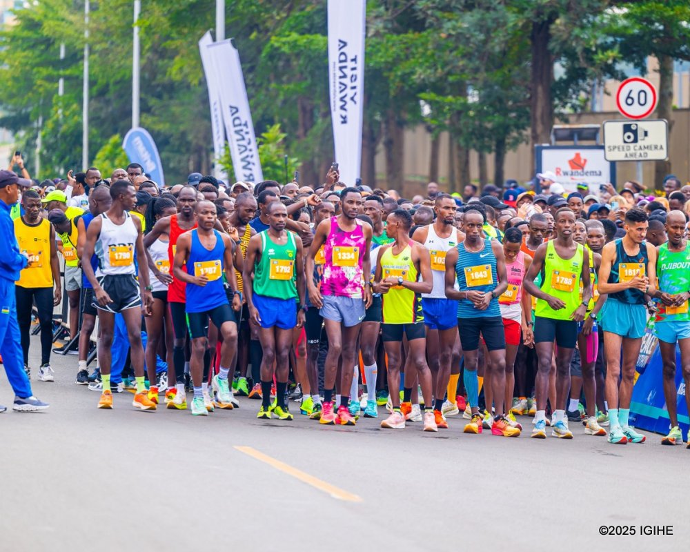 Kenyan athletes dominated in the lead at the 20th edition of the Kigali International Peace Marathon, with Laban Korir defending his men’s full marathon title and Teresia Kwamboka Omosa clinching gold in the women’s race on Sunday, June 8.