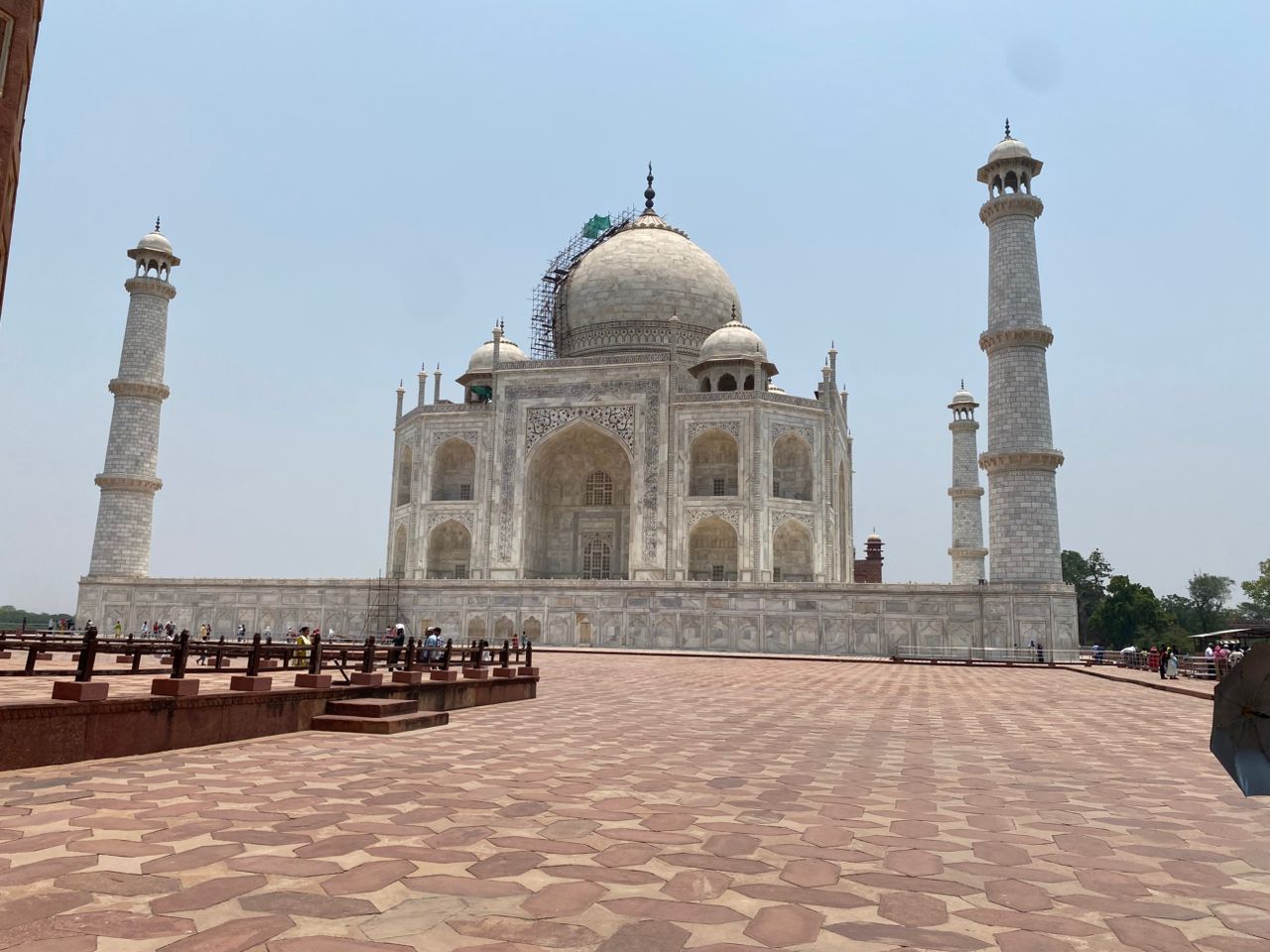 The Taj Mahal was built by Emperor Shah Jahan in memory of his beloved wife, Mumtaz Mahal, who passed away during childbirth.