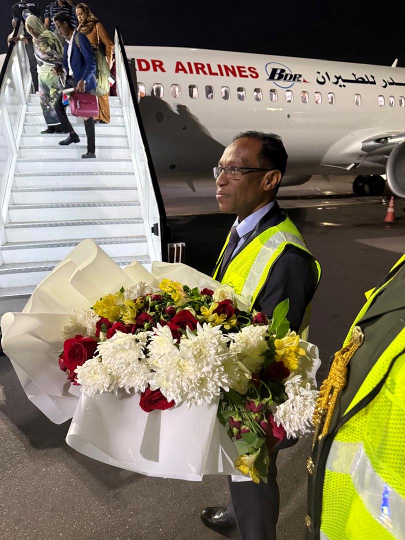 The inaugural flight landed at Kigali International Airport on the night of July 9, 2025.